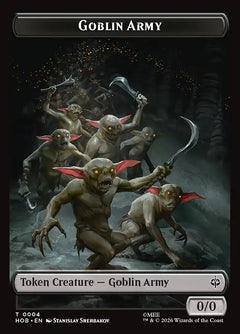 Goblin Army (0004) // Human Soldier (0002) Double-Sided Token (THOB)