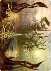 Thornglint Bridge (81/81) Art Card (AMH2) - Gold-Stamped Signature