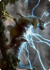 Thrasta, Tempest's Roar (41/81) Art Card (AMH2) - Gold-Stamped Signature