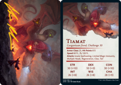 Tiamat (26/81) Art Card (AAFR) - Gold-Stamped Signature