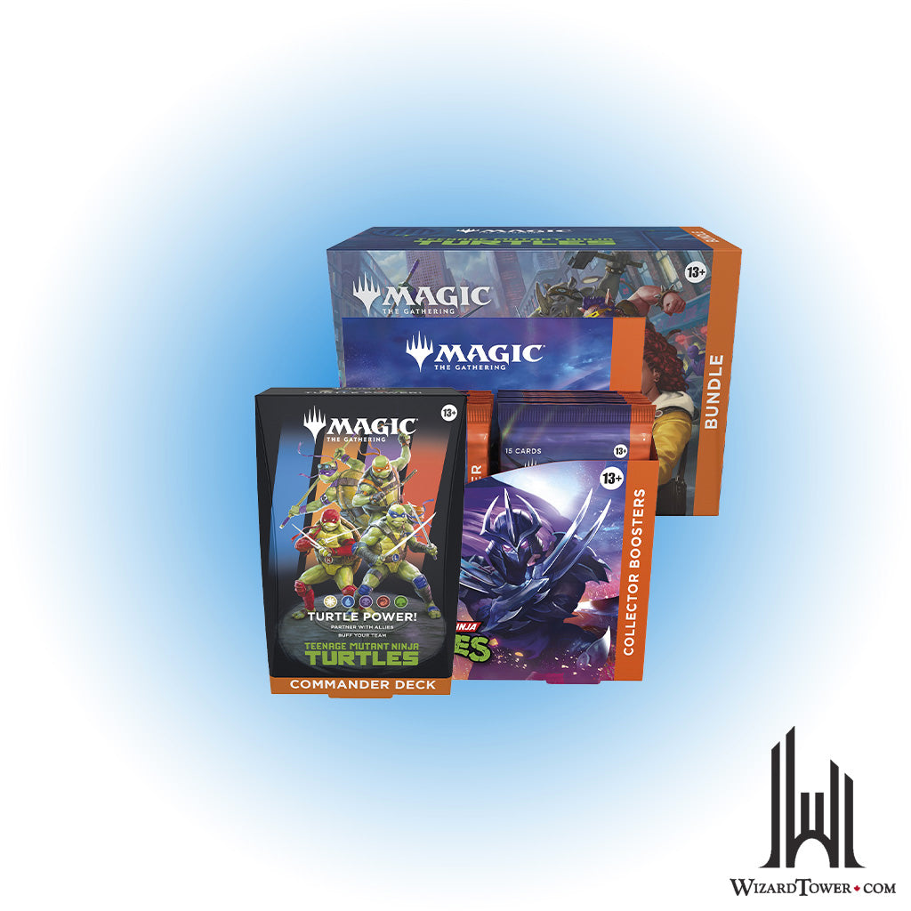 Magic the Gathering Teenage Mutant Ninja Turtles Combo #2 - Collector, Bundle, Commander Deck