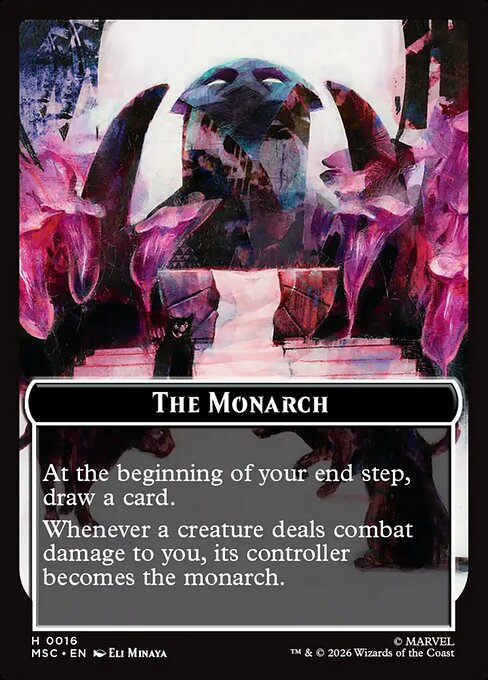 The Monarch (0016) // Vibranium (0015) Double-Sided Token
