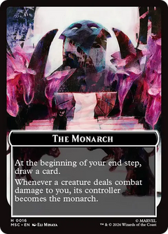 The Monarch (0016) // Vibranium (0031) Double-Sided Token (TMSC) - Surge Foil