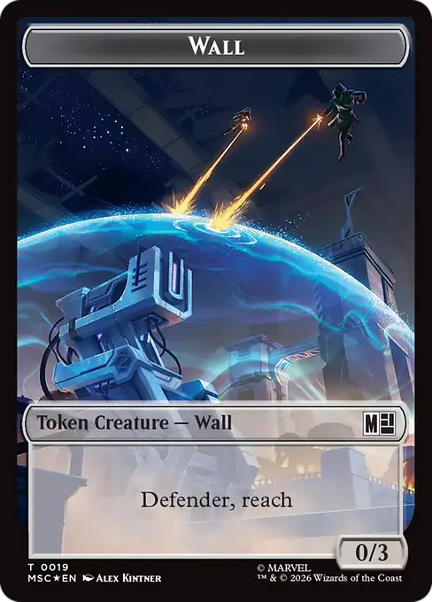 Copy (0017) // Wall (0019) Double-Sided Token (TMSC) - Surge Foil