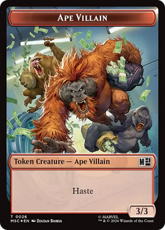 Ape Villain (0026) // Copy (0017) Double-Sided Token (TMSC) - Surge Foil