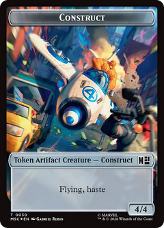 Construct (0030) // Treasure (0027) Double-Sided Token (TMSC) - Surge Foil