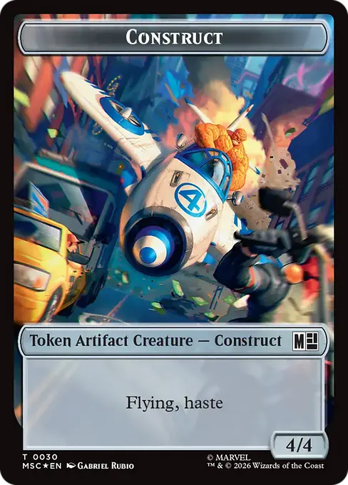 Construct (0030) // Council of Reeds (0024) Double-Sided Token (TMSC) - Surge Foil