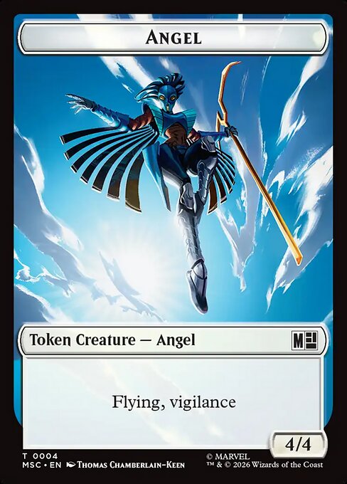 Angel (0004) // Elephant (0012) Double-Sided Token (TMSC) - Foil