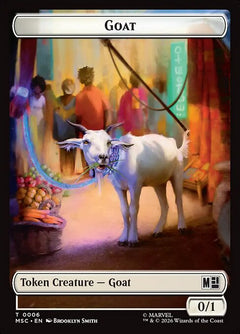 Goat (0006) // Soldier (0004) Double-Sided Token