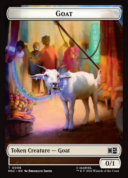 Goat (0006) // Soldier (0004) Double-Sided Token