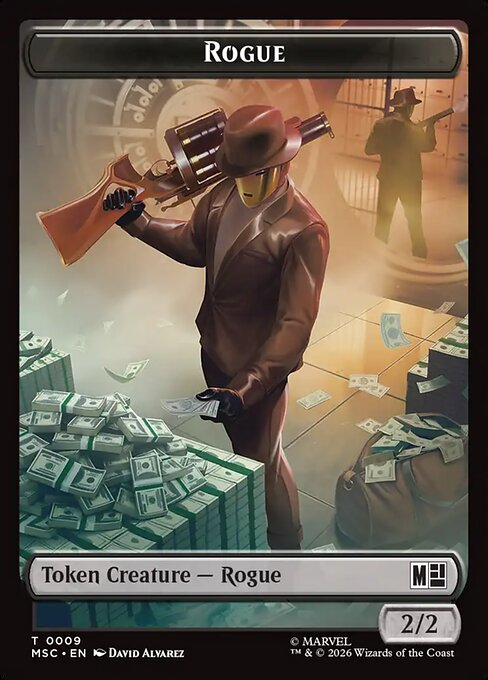 Rogue (0009) // Treasure (0022) Double-Sided Token