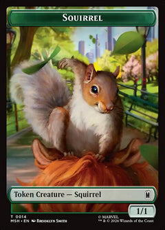 Squirrel (0014) // The Void (0010) Double-Sided Token (TMSH) - Foil
