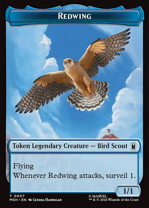 Redwing (0007) // Zabu (0016) Double-Sided Token (TMSH) - Foil