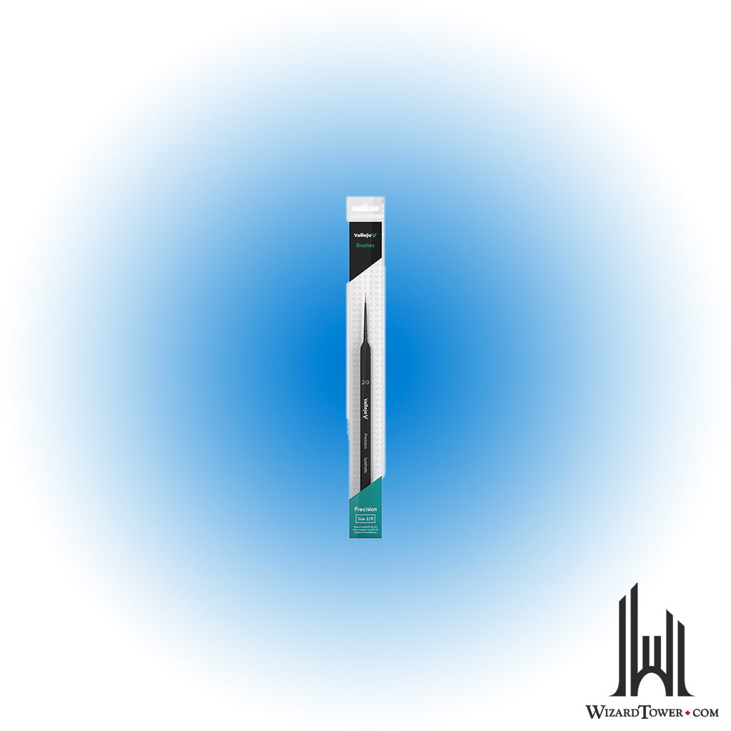 Vallejo Round Synthetic Brush Triangle Grip No. 2 / 0