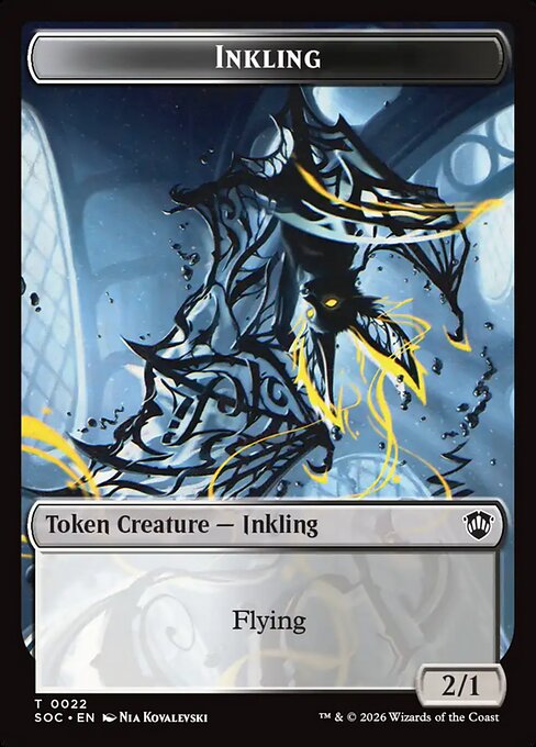 Inkling (0022) // Pegasus (0005) Double-Sided Token (SOC)