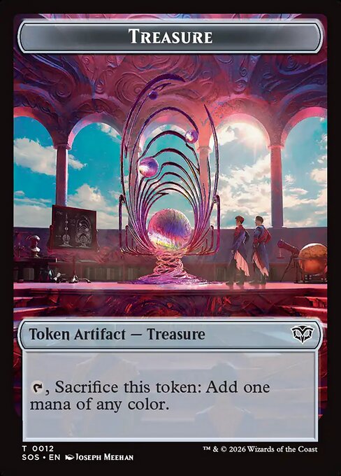 Elemental (0003) // Treasure (0012) Double-Sided Token (TSOS)