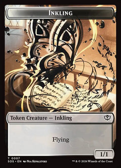 Inkling (0007) // Spirit (0011) Double-Sided Token (TSOS) - Foil