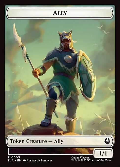Ally (0005) // Soldier (0002) Double-Sided Token (TTLA)