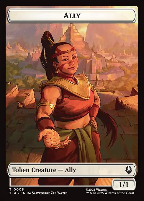 Ally (0008) // Soldier (0002) Double-Sided Token (TTLA)