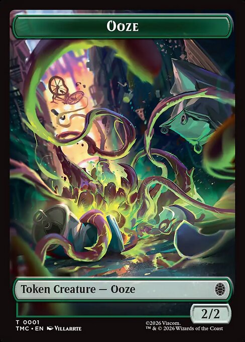Clue (0002) // Ooze (0001) Double-Sided Token (TTMC)