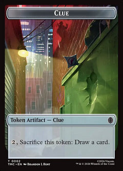 Clue (0002) // Rat (0006) Double-Sided Token (TTMC)