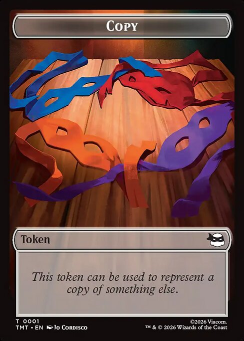 Copy (0001) // Dinosaur Soldier (0002) Double-Sided Token (TTMT) - Foil