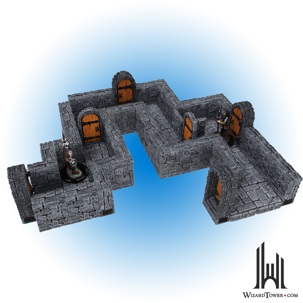 Dungeon Dressing - Warlock Tiles - Straight Walls