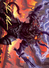 Kardur, Doomscourge (57/81) Art Card (AKHM) - Gold-Stamped Signature