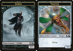 Thopter (014) // Zombie (008) Double-Sided Token (TGNT)